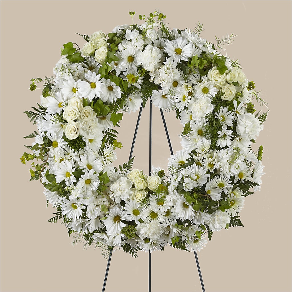 Faithful Wishes Wreath – KLEIN'S FLORAL & GREENHOUSES INC, Madison WI