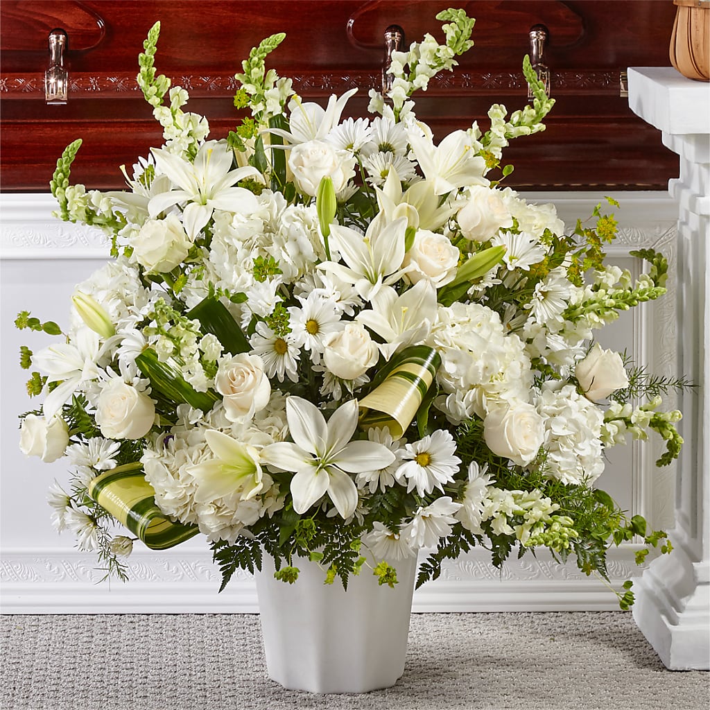 Thoughts of Tranquility Floor Basket – KLEIN'S FLORAL & GREENHOUSES INC, Madison WI
