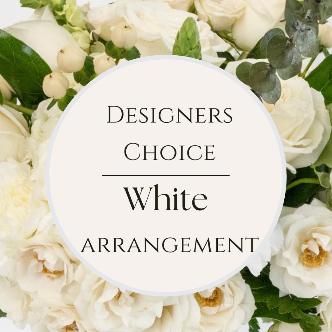 Designer's Choice Floral Arrangement in White – KLEIN'S FLORAL & GREENHOUSES INC, Madison WI