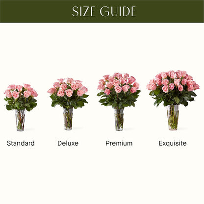 Long Stem Pink Rose Bouquet – KLEIN'S FLORAL & GREENHOUSES INC, Madison WI