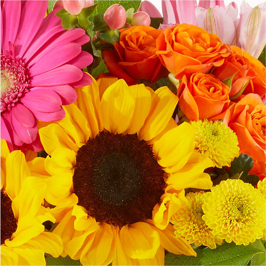 Designer's Choice Floral Arrangement Bright and Colorful