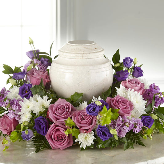 Blooming Sympathy Cremation Adornment – KLEIN'S FLORAL & GREENHOUSES INC, Madison WI