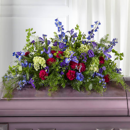 Always Treasured Casket Spray – KLEIN'S FLORAL & GREENHOUSES INC, Madison WI