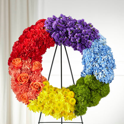 Circle of Love Wreath – KLEIN'S FLORAL & GREENHOUSES INC, Madison WI
