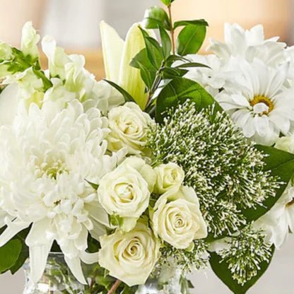 Designer's Choice Floral Arrangement in White