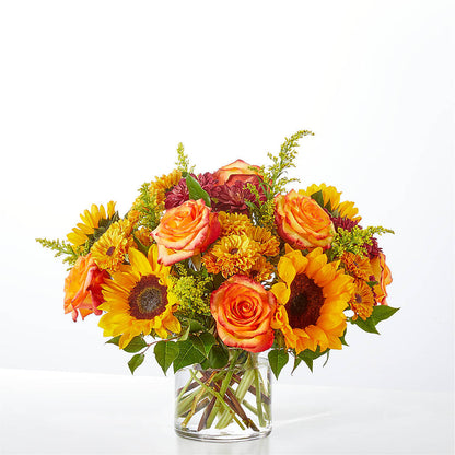 Flannel Scarf Bouquet – KLEIN'S FLORAL & GREENHOUSES INC, Madison WI