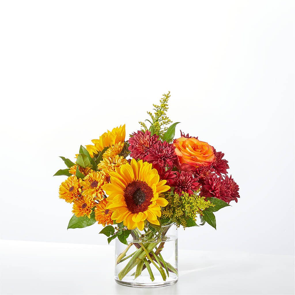 Flannel Scarf Bouquet – KLEIN'S FLORAL & GREENHOUSES INC, Madison WI